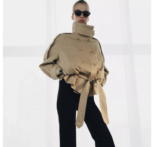 Trench cappotto zara collo - trench,