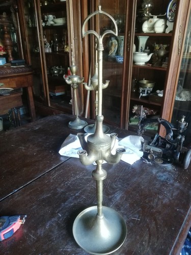 Candelabro ottone quattro - ottone,