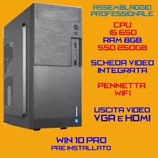 Computer fisso cpu intel - pc,