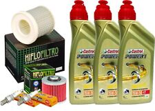 KIT/TAGLIANDO YAMAHA XV 535 VIRAGO CASTROL 15W50 FILTRO OLIO ARIA CANDELE