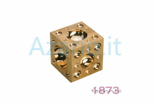Bottoniera cubica ottone mm - bottoniera, 50