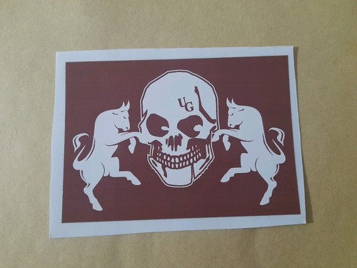 Adesivo sticker ultras granata - adesivo,