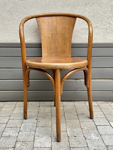 Rare fischel bentwood armchair - fischel,