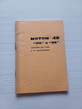 Motom 48 GG - SS 1960 manuale