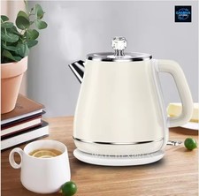 Bollitore Acqua Calda Elettrico 1,8L Litri 1800W Acciaio Scalda Tisane Bevande