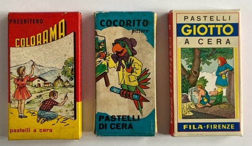 Pastelli cera in 3 - cera,