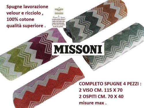 Missoni set spugne pezzi 2 - missoni,