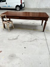 Tavolo Antico Grande In Olmo 