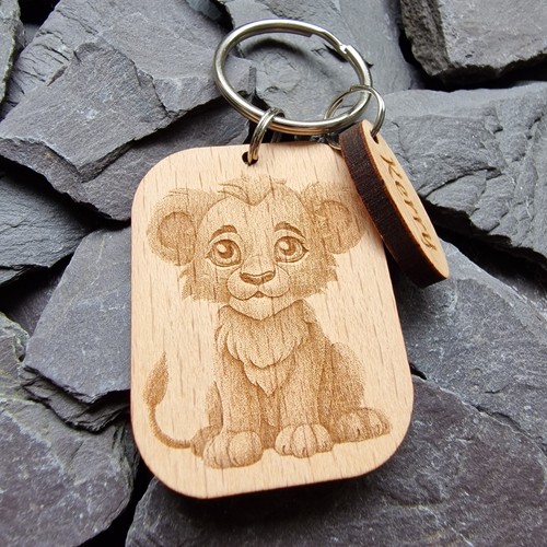 Adorable baby lion wooden - adorable,