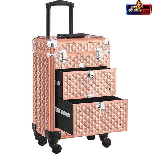Trolley makeup alluminio - makeup,