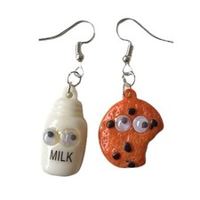 Latte E Biscotti Orecchini