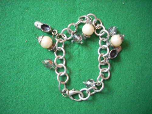 Bracciale metallo pietre - in,