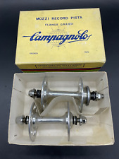 CAMPAGNOLO RECORD PISTA HIGH FLANGE HUBS SET 32 HOLES NIB NOS TRACK SUPER