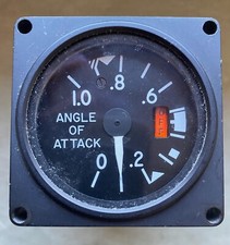 INDICATORE ANGOLO ATTACCO AEREO MILITARE USA - INDICATOR ANGLE OF ATTACK AVIONIC