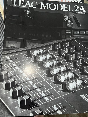 Brochure catalogo mixer audio