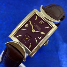Vintage anni 50 uomo WITTNAUER LONGINES rivista splendida custodia fantasia servita GARANZIA