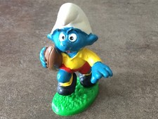 PUFFO RUGBISTA RUGBY ORIGINALE ANNI 70 80 PUFFI PEYO OTTIME CONDIZIONI