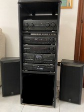 impianto stereo hi fi vintage Anni 90 Kenwood Incluso mobile