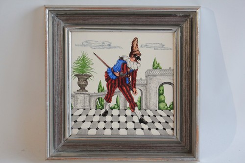 Carreau faïence peinte - carreau,