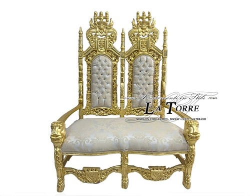 Trono due posti con - da,