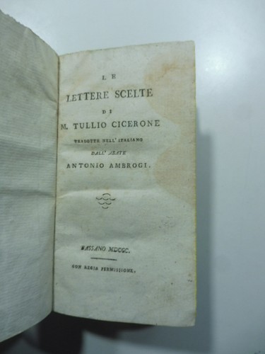 Lettere scelte tullio - le, m.