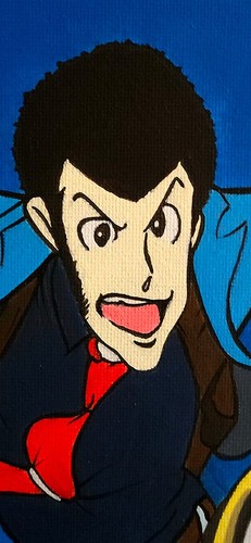 Lupin iii pezzo unico dipinto - pezzo,