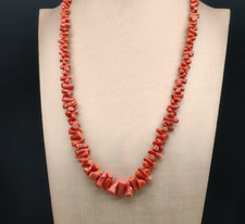 Collana donna corallo rosso di
