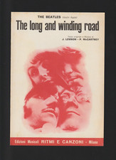 THE BEATLES THE LONG AND WINDING ROAD SPARTITO MUSICALE MUSIC SHEET