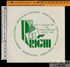 RIGHI MODENA INFISSI E SERRAMENTI - ADESIVO VINTAGE STICKER
