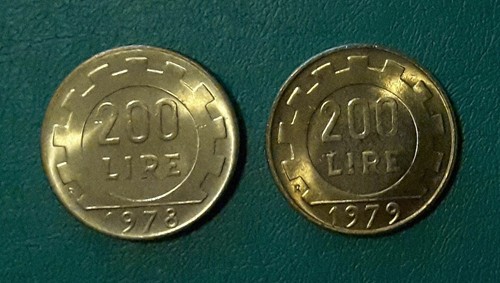 Lotto monete 200 lire - monete,