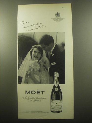 1959 moet champagne - 1959,