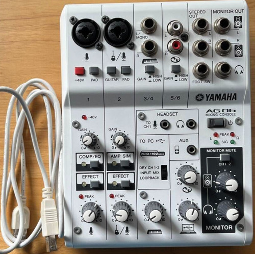 Yamaha ag06 mixer digitale - ag06, 6