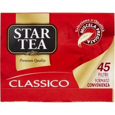Tè NERO THE STAR TEA TE CLASSICO INFUSO NATURALE FORMATO CONVENIENZA 45 FILTRI