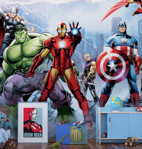 Carta parati marvel - carta,