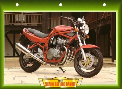 Fiche moto suzuki gsf 600 - suzuki,