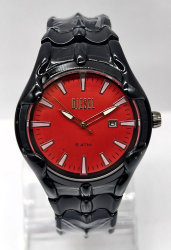 Fantastic diesel red dial date - diesel,