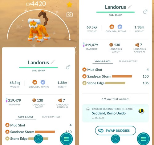 Shiny landorus livello con - shiny, 50