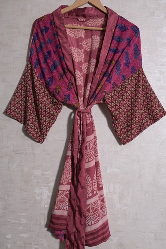 Accappatoio kimono patchwork