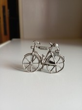 Miniatura Bicicletta Bici In Argento 800 Modellino dEpoca Vintage da Collezione 