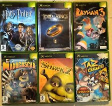 LOTTO STOCK 6 VIDEO GIOCHI XBOX PRIMA SERIE ORIGINALI PRIMO MODELLO