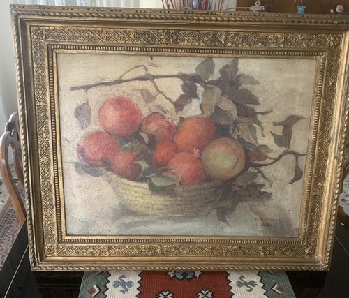 Quadro con dipinto natura - dipinto, “natura