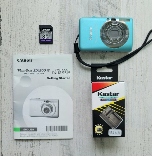 Canon powershot aqua blue - canon,