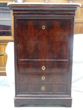 Secretaire in piuma di mogano