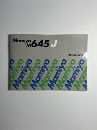 Istruzioni mamiya 645 p5 - 645, #p5