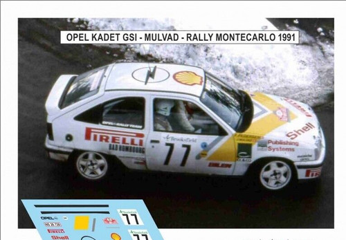 Opel kadett gsi rally - 1/43,