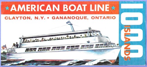 Vintage 1000 islands american - islands,