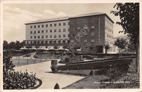 Cartolina acqui terme albergo - terme,
