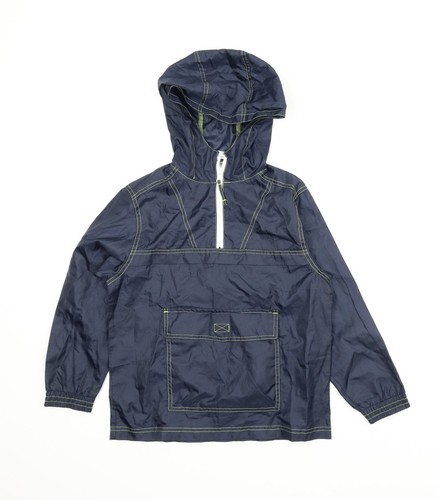 Cappotto anorak blu f - cappotto,