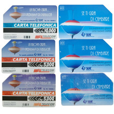 SCHEDE TELEFONICHE CARTE ITALIANE TELECOM TROTTOLE PUBBLICITÀ SEAT VINTAGE 1996