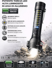 Torcia led ricaricabile - led,